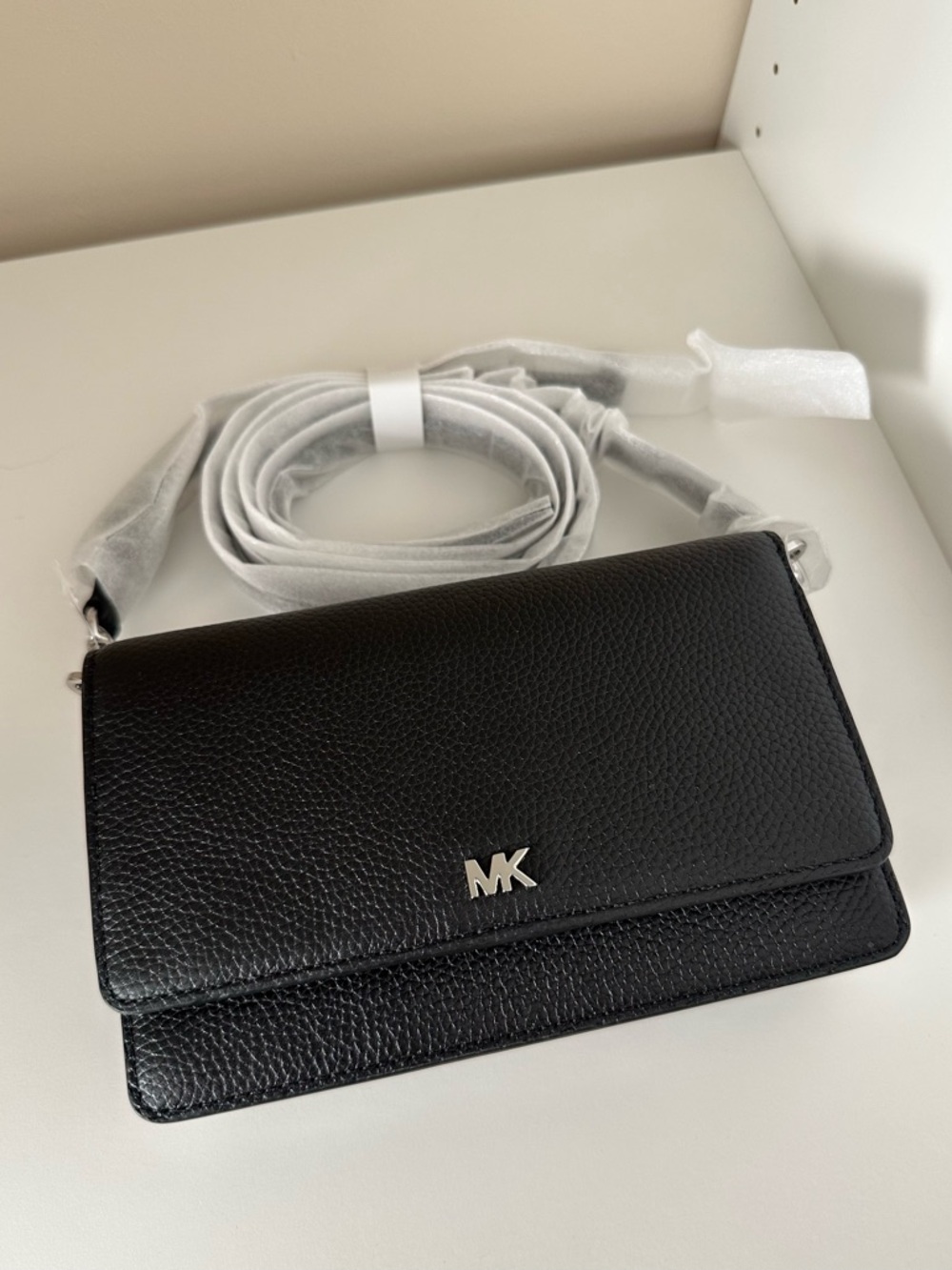 Michael Kors Black Leather Crossbody